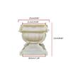 Plastic Planter Molds Decorations for Garden Concrete Flower Pots Molds Outdoor