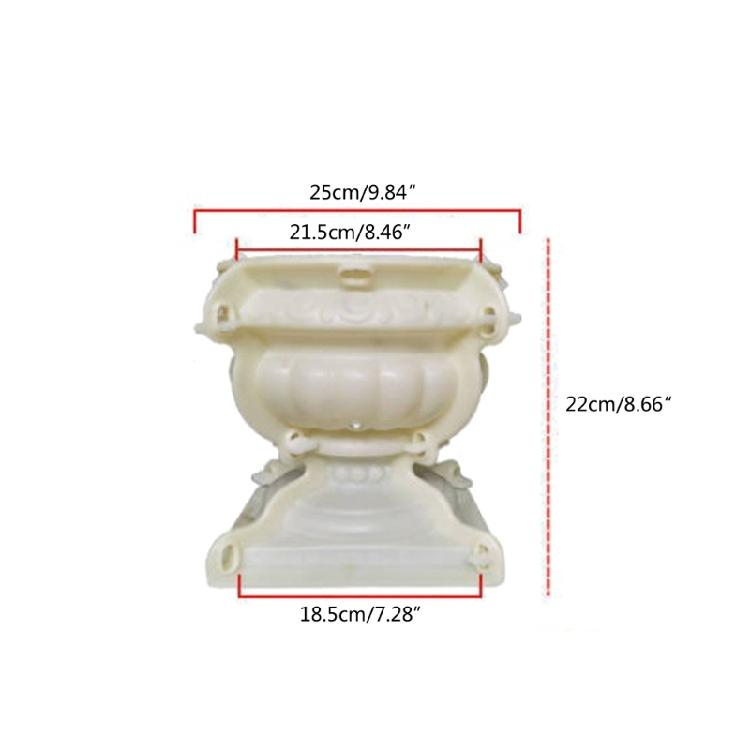Plastic Planter Molds Decorations for Garden Concrete Flower Pots Molds Outdoor