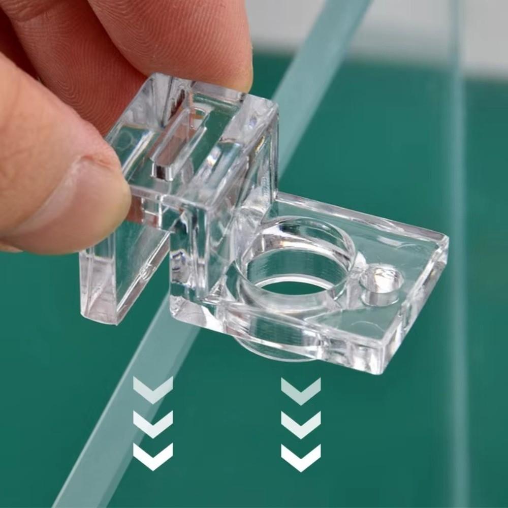 1PC Acrylic Aquarium Lid Cover Support Holder Transparent Fish Tank Acrylic Clips Holder Fish Tank