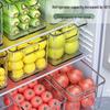 Food-Grade Drawer-Style Fridge Storage Box for Fresh Vegetables, Fruits, and Foods