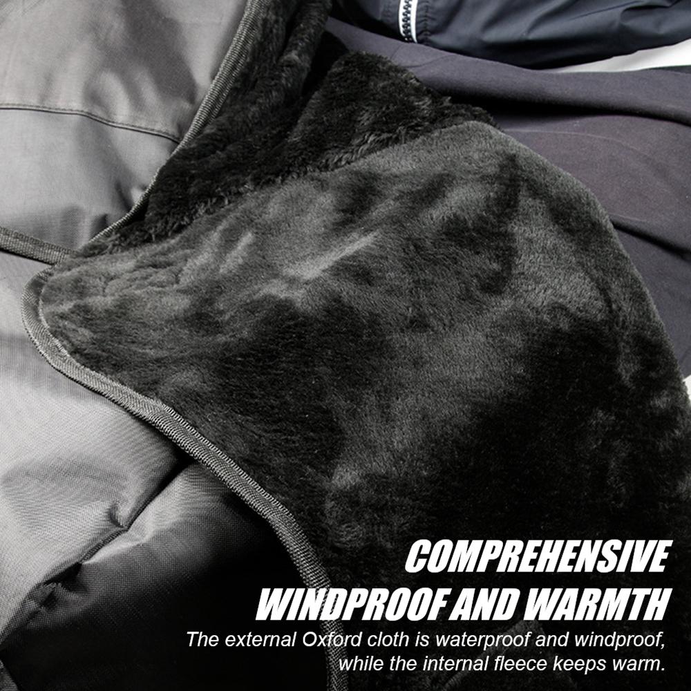 Winter Warm Windproof Motorcycle Seat Cover Apron Waterproof Cold Resistant For Scooters Motorcycles Chest And Leg Cover