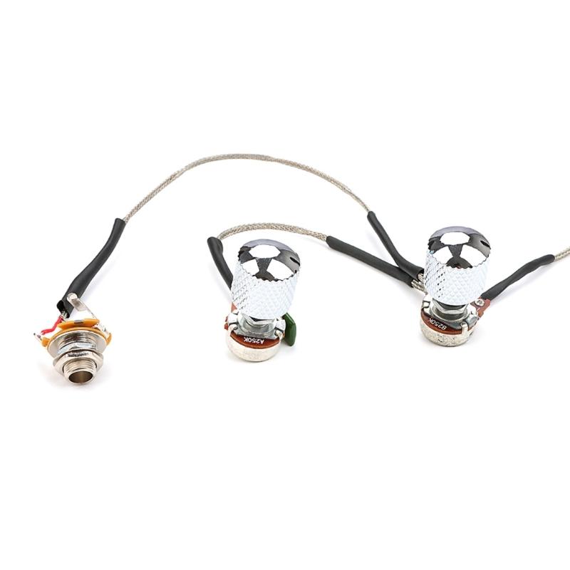 Single Coil Pickup PreWired Electric Guitar Pickup with Knobs Guitar Humbuckers Pickups Electric Guitar Part Easy to Use
