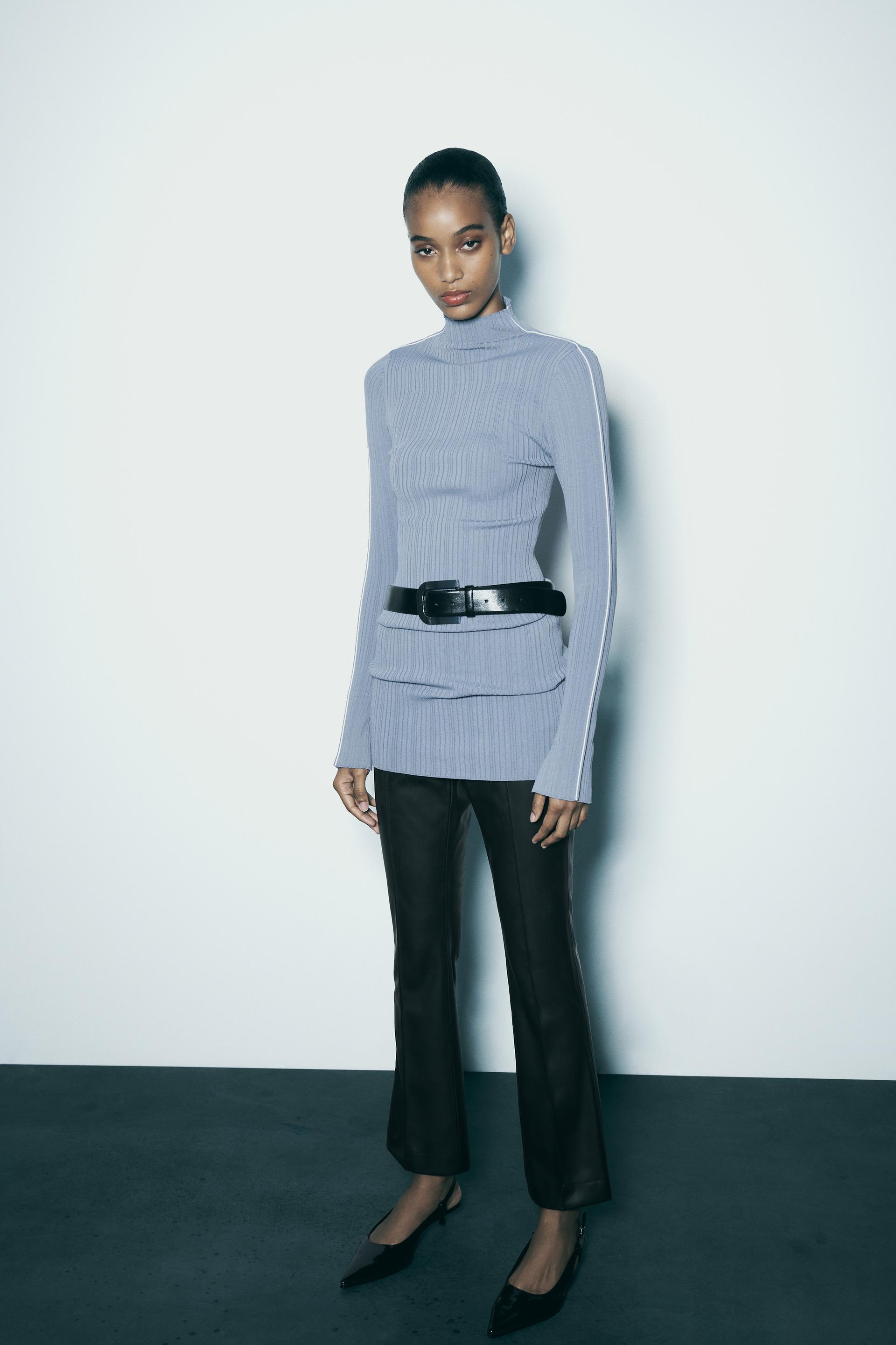 

ЛЕГИНСЫ BOOTCUT С ЭФФЕКТОМ КОЖИ