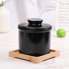 Ceramic Butter Cup Yellow Oil Tank Water Sealed With Lid Cheese Sealed Tank Creative Western Style Butter Box