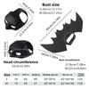 Halloween Pet Black Bat Costume Set with Mask Wing for Cats Dogs Creative Cosplay Cat Dog Halloween Party Pet Supplies