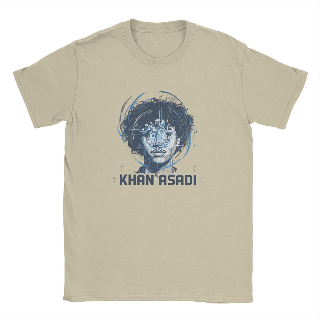 Mens Khan Asadi T Shirt 100 Cotton Tops Funny Short Sleeve Crew Neck Tee Shirt Adult TShirts