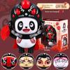 Panda Face-Changing Sichuan Opera Doll: Chinese Style Desktop Ornament and Commemorative Gift