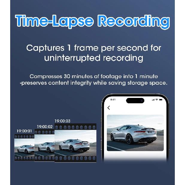 Srnubi 5Ghz WiFi 3/4 Channel Dash Cam 1080P Car DVR IPS Screen IR Night Vision Dashcam 24H Parking Monitor HD Video Recording