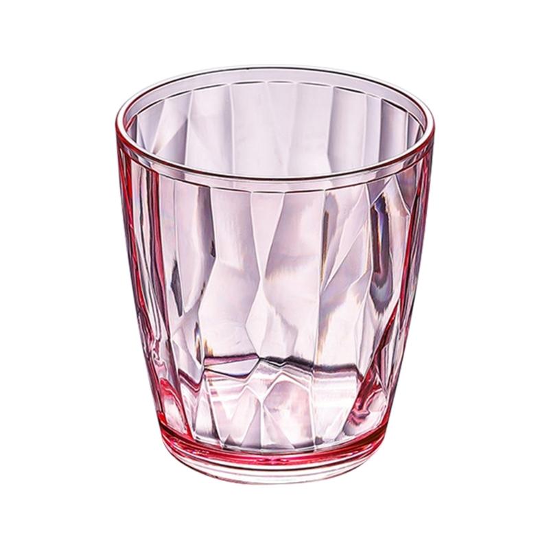 310ml/490ml Unbreakable Acrylic Drinking Glasses Shatterproof Water Cup Reusable Fruit Juice Beer Cup Champagne Drinking Cup