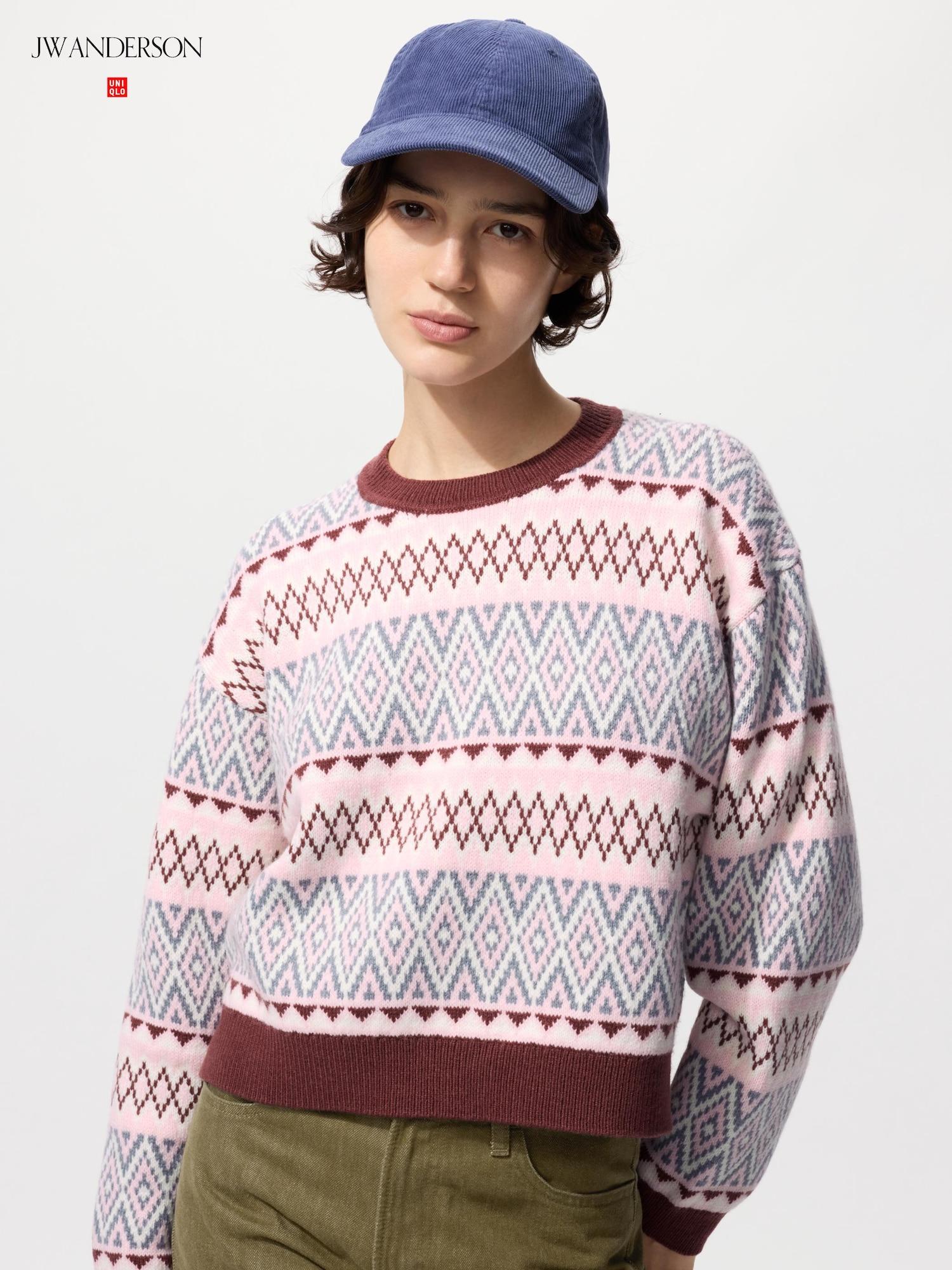 

Свитер Uniqlo Fair Eye с круглым вырезом 11 PINK/WOMEN M