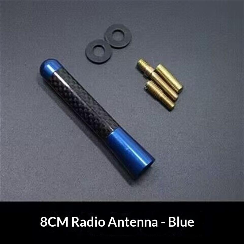 1 Set Universal Long Short Auto Roof Carbon Fiber Radio Aerial Accessories Enhanced Signal Tools Car Roof Antenna