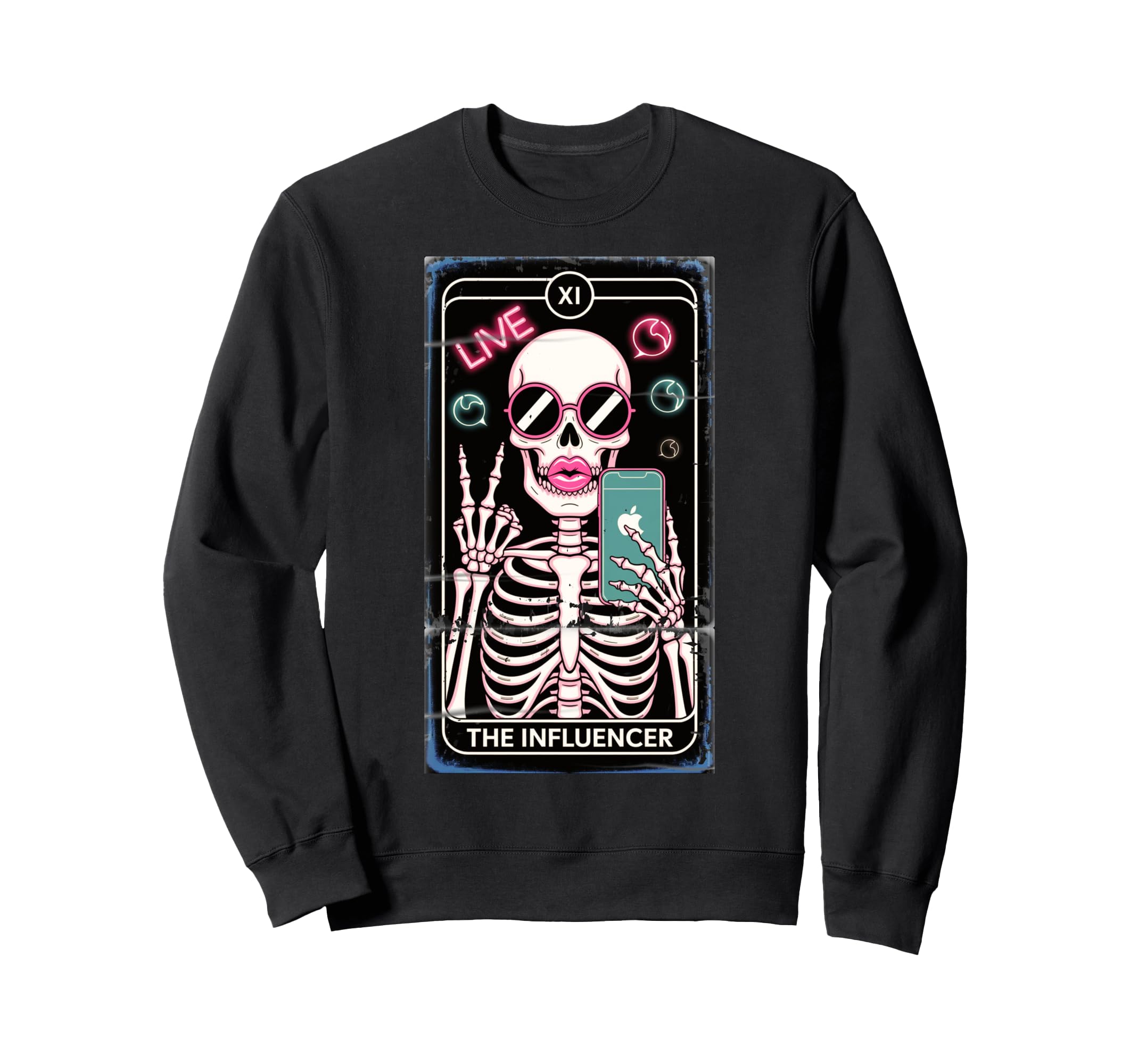 

Influencer Tarot Cards Dark Humor Aesthetics Trainer чёрный
