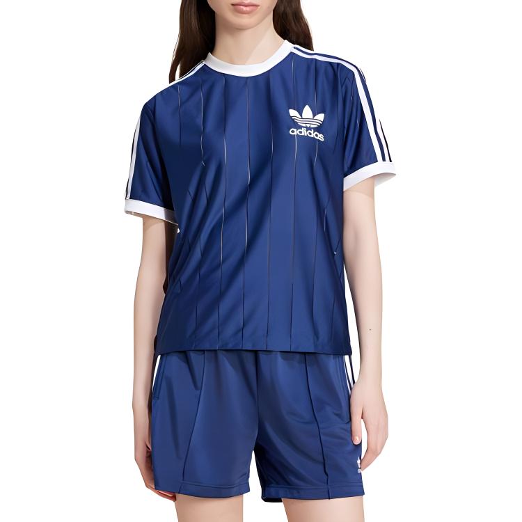 adidas Originals Adicolor 3 Stripes Pinstripe T Shirt IY7228