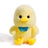 Cute Bow Duck Plush Toy With Short Pile Fabric For Kids And Giftgiving