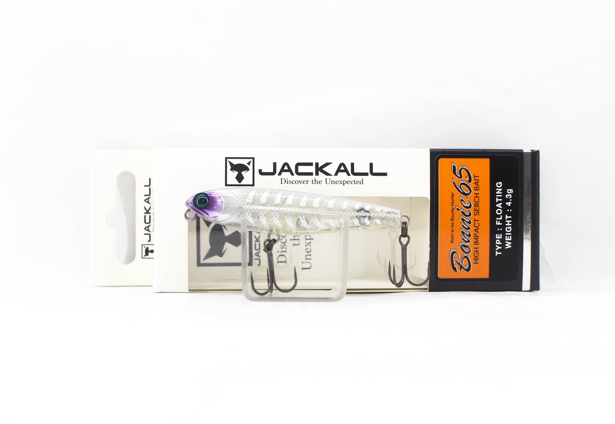 Jackall Bonnie 65 Плавающий воблер Костяной Серебристый (1661 г.)