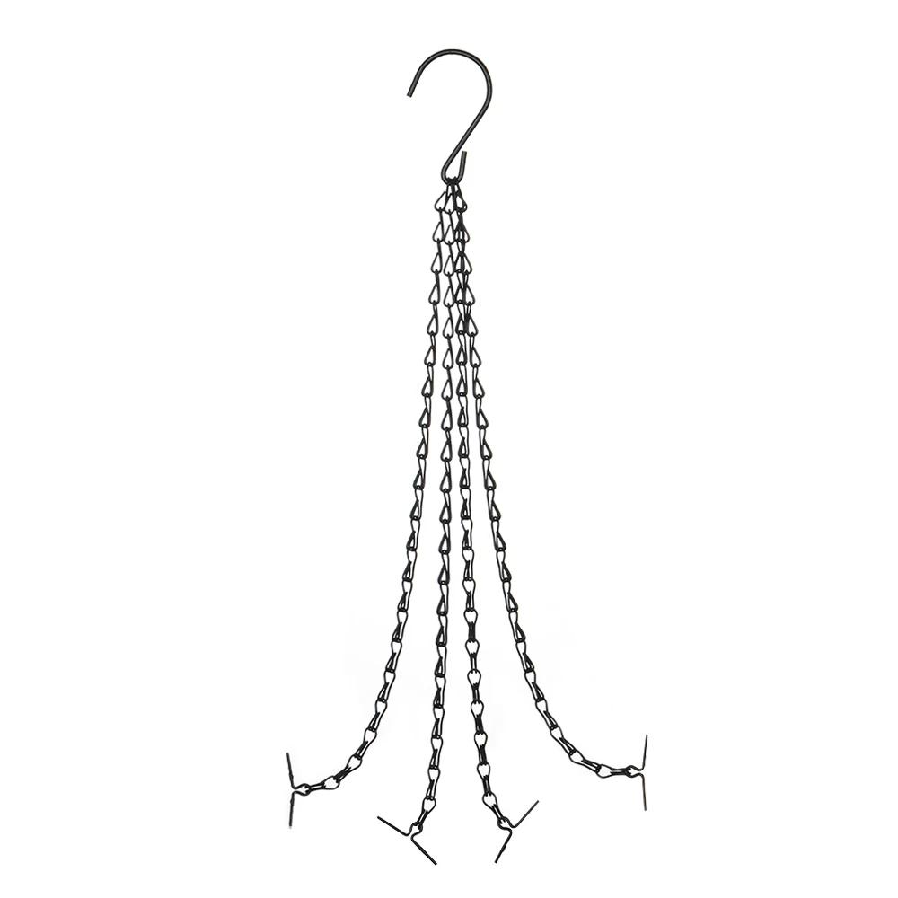 Hanging Basket Chain Flower Pot Hanging Chain Replacement Plant Hangers Flower Pot Bird Feeders Hanging Basket Chain Hang Hooks