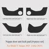 Anti Kick Pads for Tesla Model Y Juniper 2025 Whole Car Nappa Leather Interior Decoration Rear Seat Backrest Mats Accessories