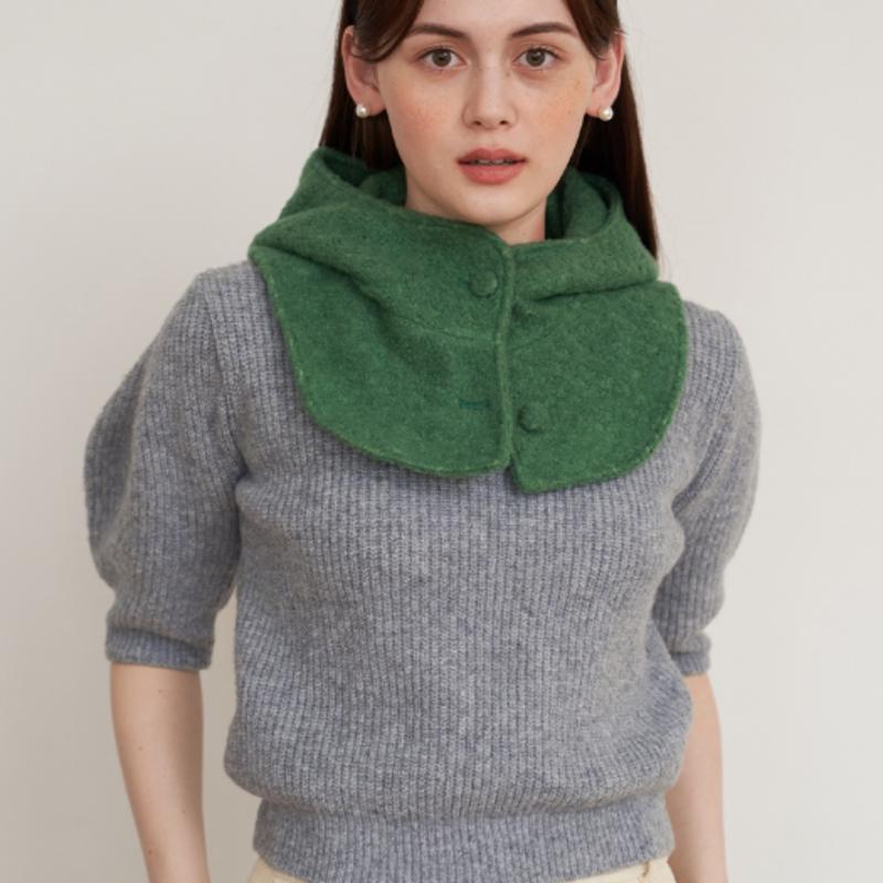 

F.cocoromiz coco boucle balaclava GR GREEN FREE