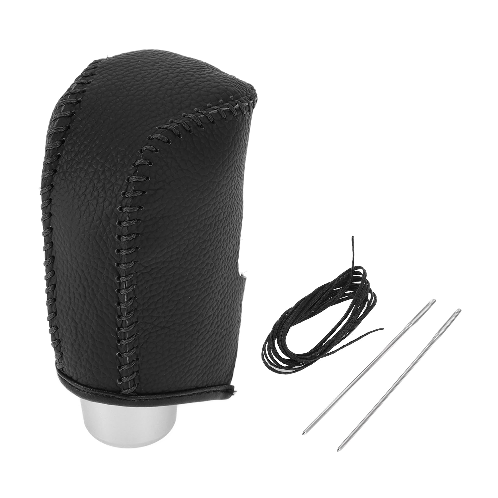 

HOPESPANNER Gear Shift Knob Cover for Mazda Pebbled Black Faux Stick Shift Handle Protector 2014-2018, Anti-Slip Leather, 1pc, чёрный