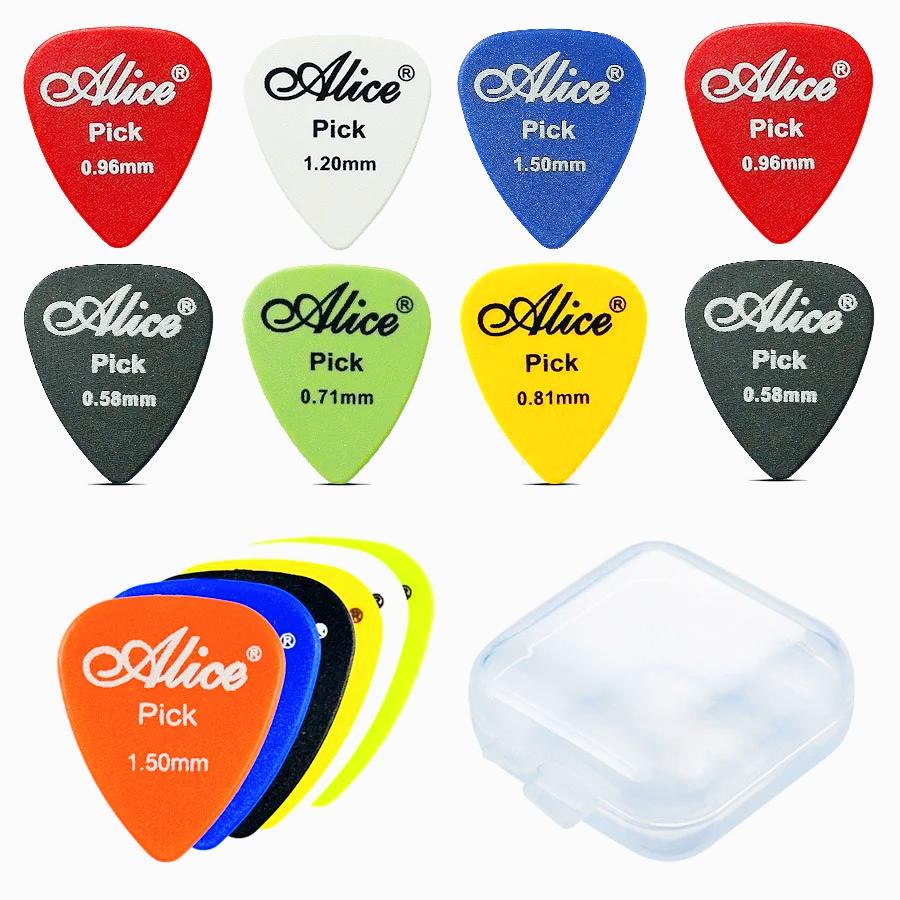 6pcs Matte Guitar Pick with Box Mixed 0.58MM-1.5MM Plastic Guitar Picks for Electric Guitars Bass Ukulele Professional JXB
