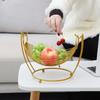 Hammock Shaped Fruit Vegetable Basket Iron Wire Display Tray Hollow Kitchen Accessories  Snack
