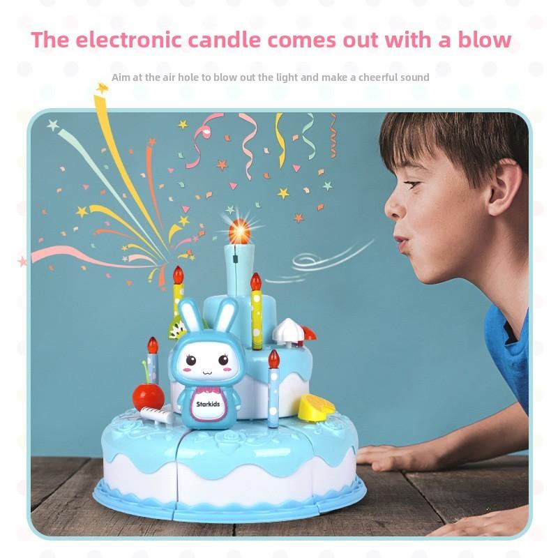 Play Children Imaginative Kitchen Toys Cutting Sensory Features Development