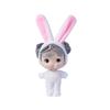 Tiny Doll Plastic Mini Doll with Small Clothes for Girls 4" Little Doll Reborns Baby Gift Bag Decors Accessory