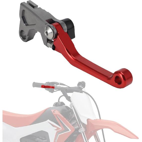 Dirt Bike Brake Lever Pivot Levers Adjustable CNC For CRF 110 CRF110F 2013-2024 CRF70F 2004-2012 XR70R 2000-2003 Dirt Pit Bike Red