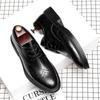 Men's Single Shoes Fashion Versatile Carved Casual Leather Shoes Men's Shoes 2025 Douyin Explosion 1233-G