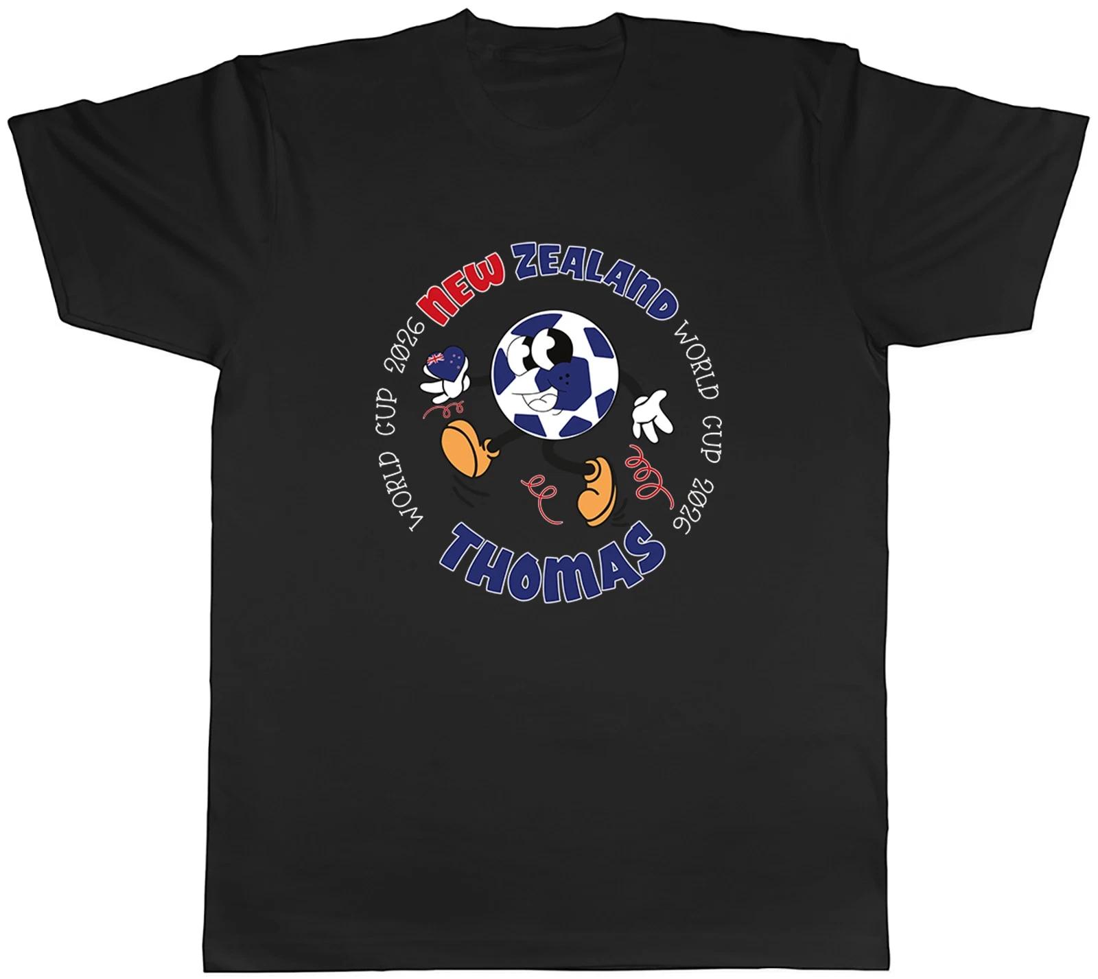 Personalised New Zealand World Cup Heart Football Mens T-Shirt Tee Gift Top XXL
