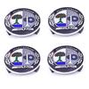 Hub Cap 4PCS 75mm*68mm Car Emblem Wheel Hub Center Cap Sticker Rim Badge Cover For Mercedes Benz GLE63 CLS63 GLC63 W204 AMG Stickers