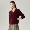 Zhaojun Women's 100% Cashmere V-Neck Cardigan