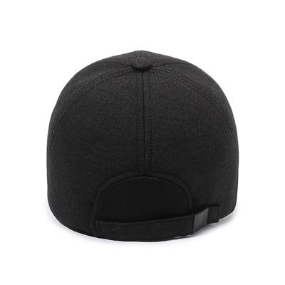 Sezon Męskie W średnim wieku i starsze czapki chroniące uszy, Polarowe pogrubione ciepłe czapki baseballowe na co dzień, Wiatroodporne i chroniące przed zimnem czapki z daszkiem