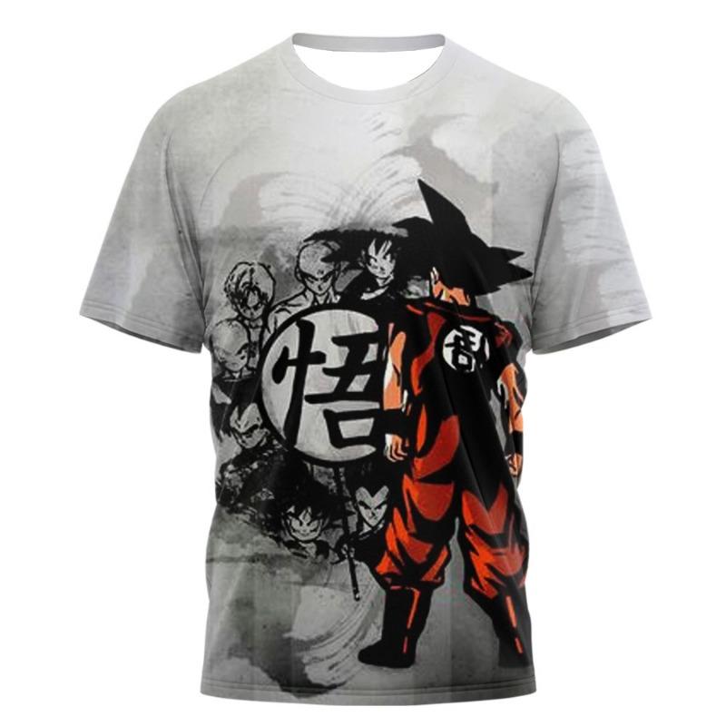 New Dragon Ball Anime Vegeta Manga Panel 3D Print T-shirt Unisex