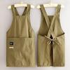 Thin Apron Cooking Kitchen Aprons Breathable Adult Waist Aprons Anti Fouling For Home Housework Clothes Protective Cover