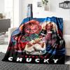 1pc Chuckys Return Flannel Blanket,Ultra Soft Warm Plush Throw for Home Bedroom Bed Sofa Cover Camping Picnic Gift Y72426