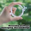 Plant Vine Clips 100pcs Adjustable Plant Support Clips for Securing Vines Seedlings and Stems Suitable for Garden and Greenhouse Use