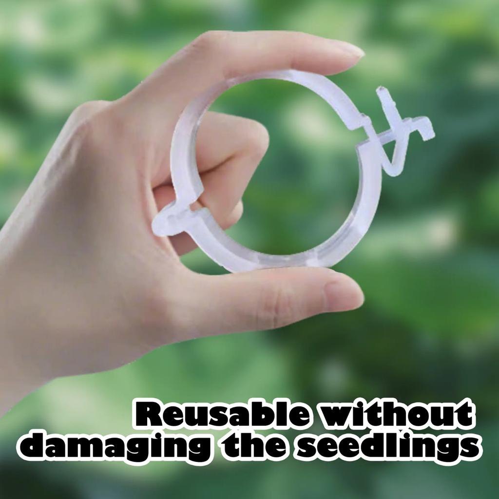 Plant Vine Clips 100pcs Adjustable Plant Support Clips for Securing Vines Seedlings and Stems Suitable for Garden and Greenhouse Use