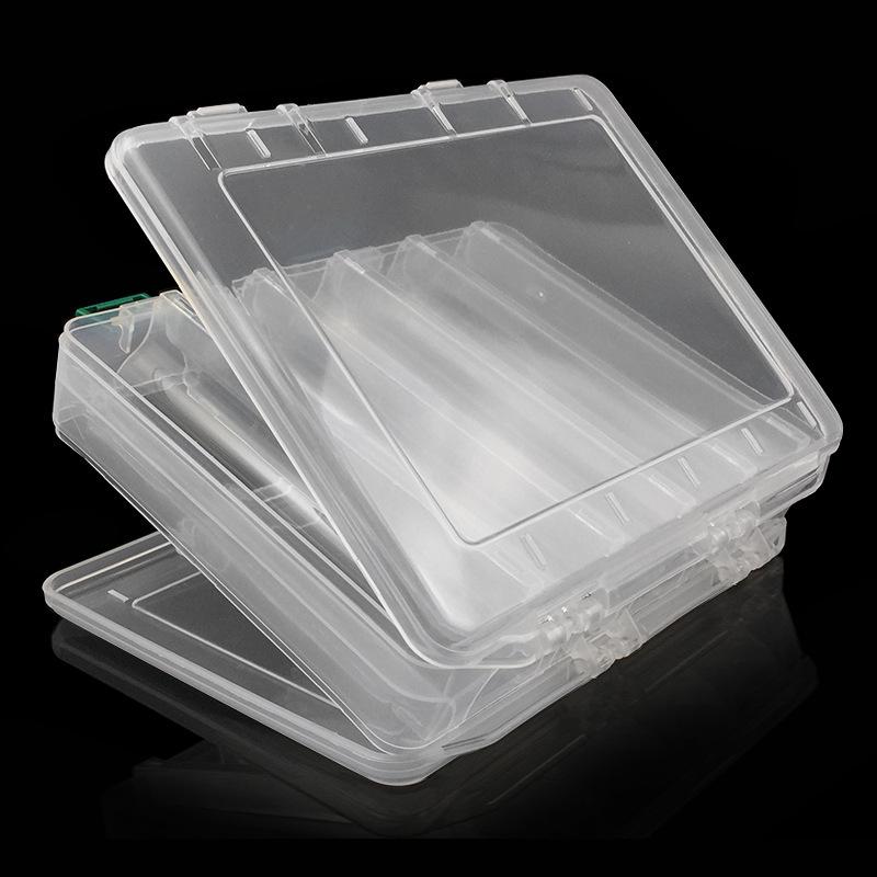 Portable Double Sided Plastic Lure Box 10 Compartments High Capacity Fishing Lures Boxes Fishing