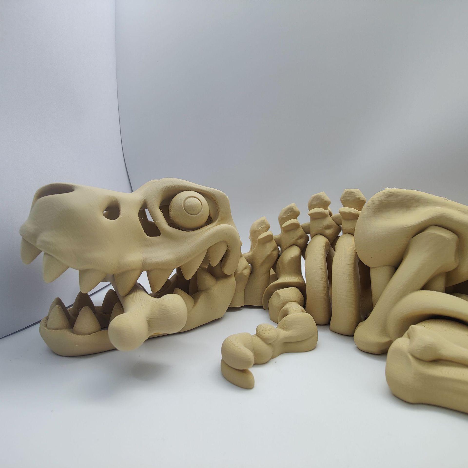 3D-печатная фигурка Тираннозавра Рекса с подвижными суставами - Большой декоративный элемент