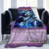 Anime Yu Gi Oh Card  Blankets Flannel All Season  Multi-function Super Warm Throw Blanket for Bedding Office Quilt