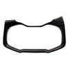 Car Dashboard Screen Frame Chrome Interior Trims Car Interior Peach Wood Decoration For Toyota RAV4 RAV 4 XA50