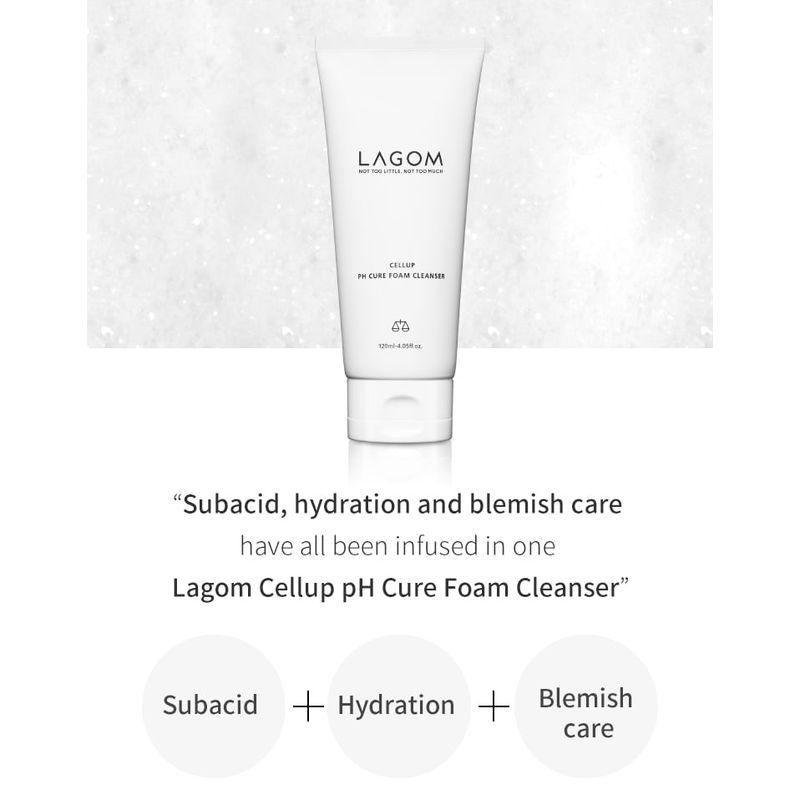 LAGOM Cellup pH Cure Foam Cleanser Mini