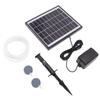 Solar Oxygen Pump 10V 6W Shockproof Small Lightweight Solar Water Air Pump for Fish Tanks Aquariums Swimming Pools