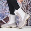 Women Boots Waterproof Heels Boots For Winter Platform Ankle Boots Keep Warm Snow Shoes Plush Outdoor Short Boots
