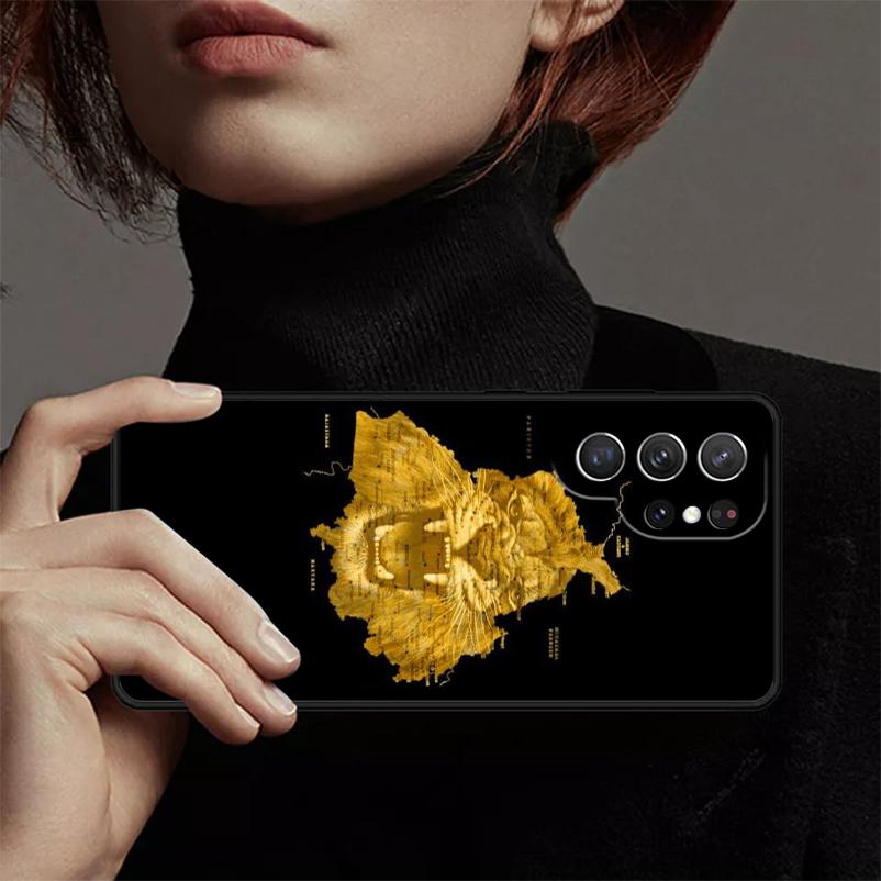 Punjab Karte Handyhülle Cover Coque Für Samsung Galaxy S24 Ultra 23 S22 Plus S21 FE S20 Note 10 Pro Note 20 lite