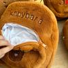 1Pc  Style Kapibala Doll Plush Backpacks Large Capacity Cartoon Capybara Backpack Plush Women Bag Gift For Kids