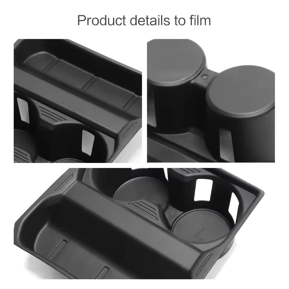 For Mazda CX-50 Cup Holder Shock-Absorbing Center Console Armrest Storage Box Tray Car Interior Accessories