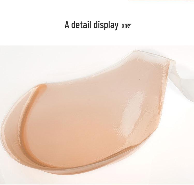 European and American Plus Size Silicone Push-Up Bra: Anti-Sagging Seamless Lift with Beautiful Back Design for Women.