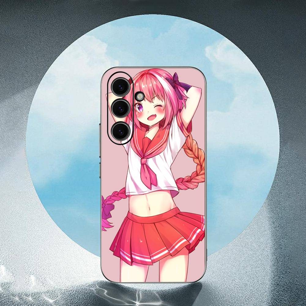 Astolfo For Samsung Galaxy S25 S24 S23 Ultra S22 S21 Plus S20 Black Soft Silicone Protective Case